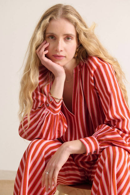 Vero Striped Blouse