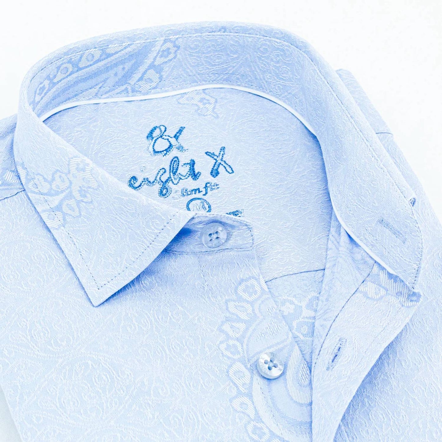 Big Paisley Jacquard Button Down Shirt