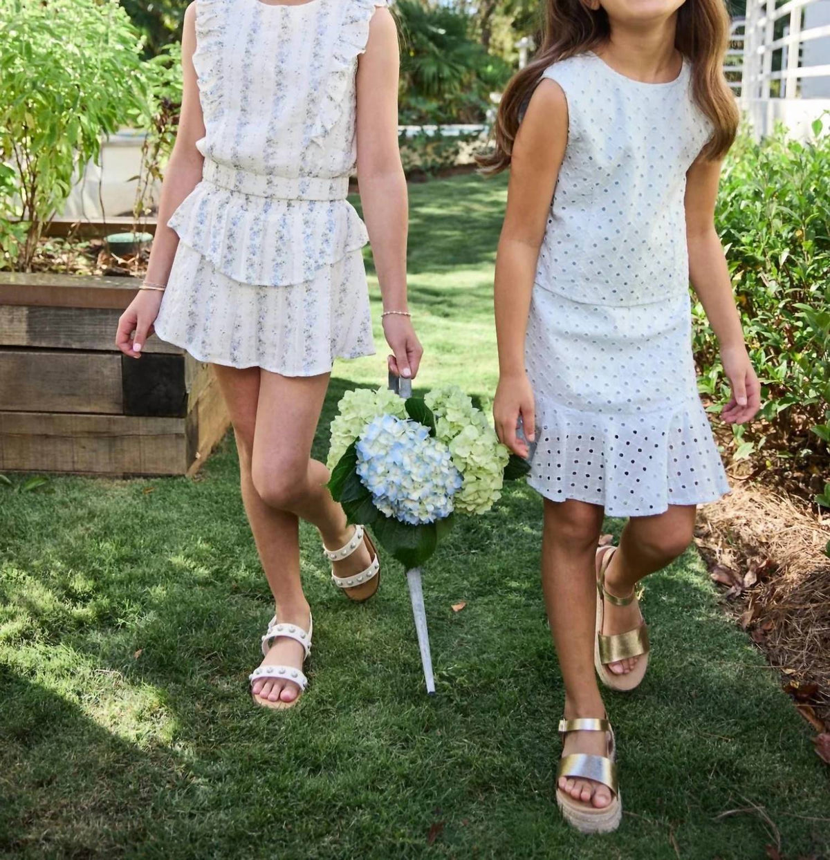 Girl's Cleo Eyelet Dress