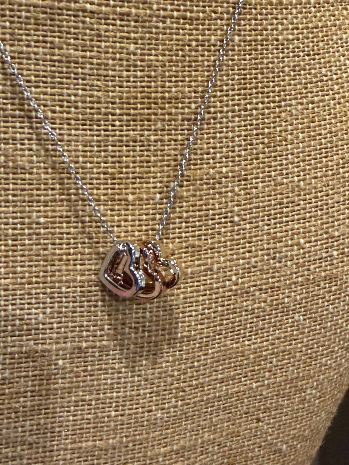 Women's Heart Trio Necklace