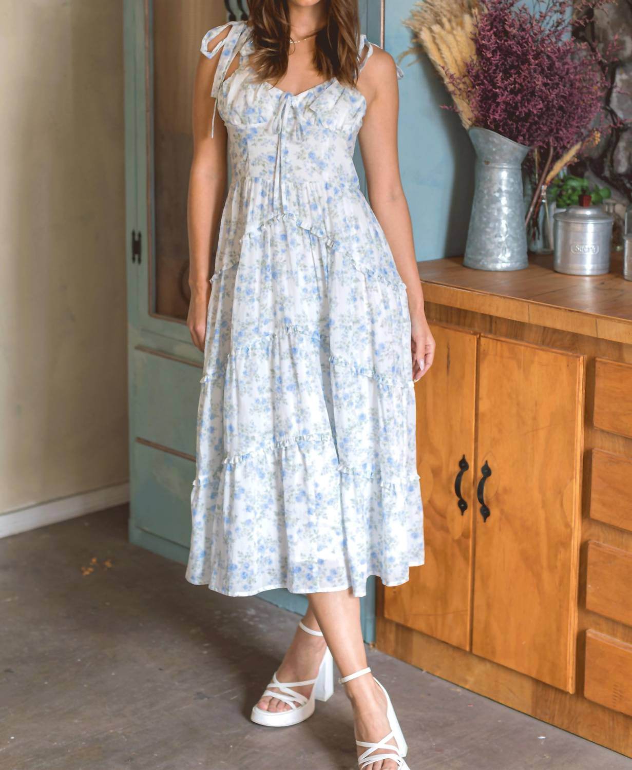 KESTAN - Marie Midi Dress - Rack Hunt -