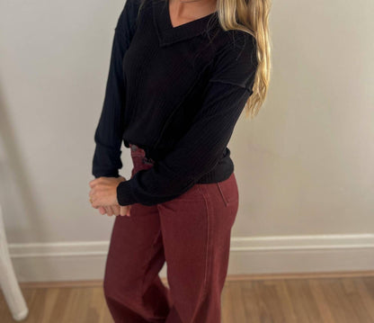 Mia V-neck Top