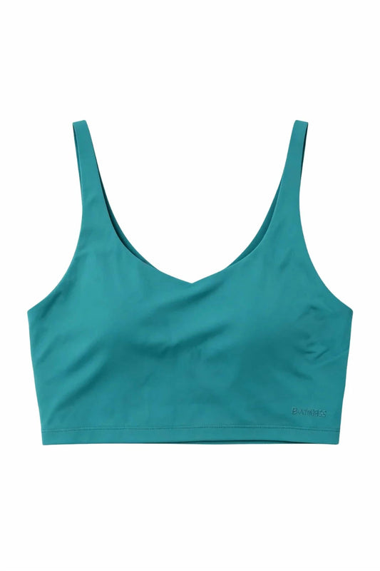 Women's V-neck Tempo Crop Bra