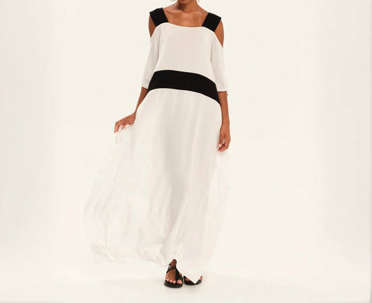 Dimensional Play Maxi Tunic Dress