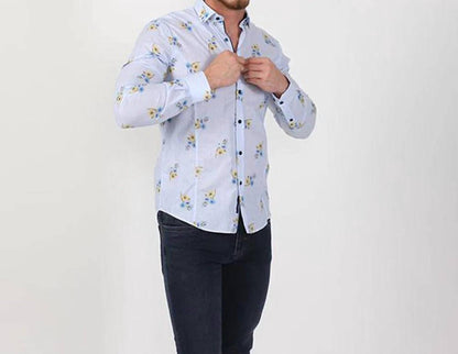 Floral Button Down Shirt