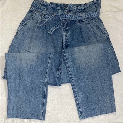 Ultra High Rise Paperbag Waist Jeans