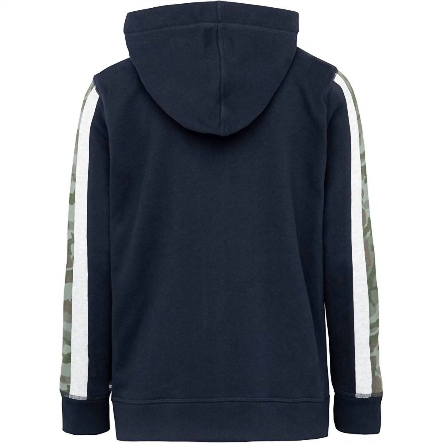 Little Boys Side Stripe Fleece Hoodie
