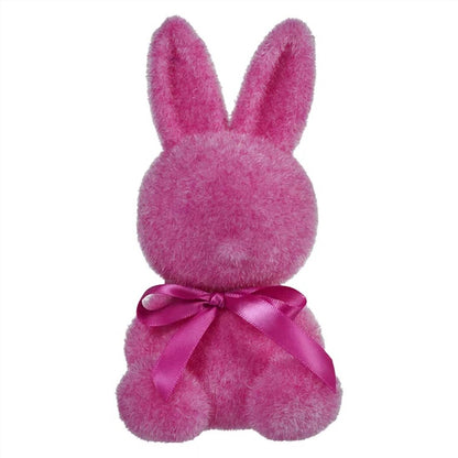 Flocked Sitting Bunny
