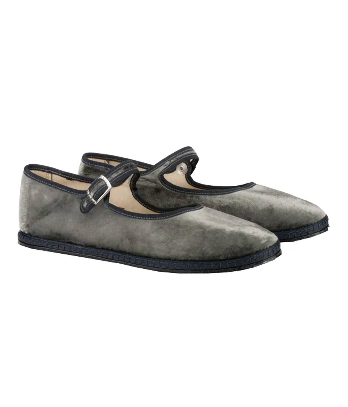 Women's Mary Jane Silk Velvet Shoe
