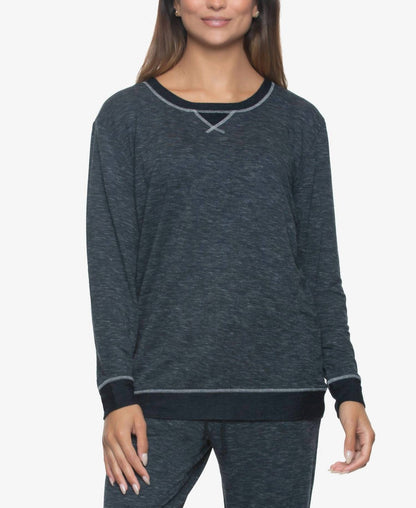 Women's Ribbed Taylor Boyfriend Sleep Sweatshirt
