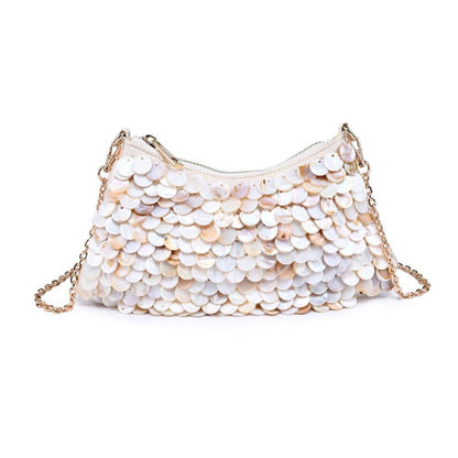 Women's Opalite Iridescent Disc Evening Bag