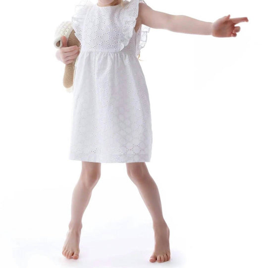 Phlona - Girl's Eyelet Dress - Rack Hunt -