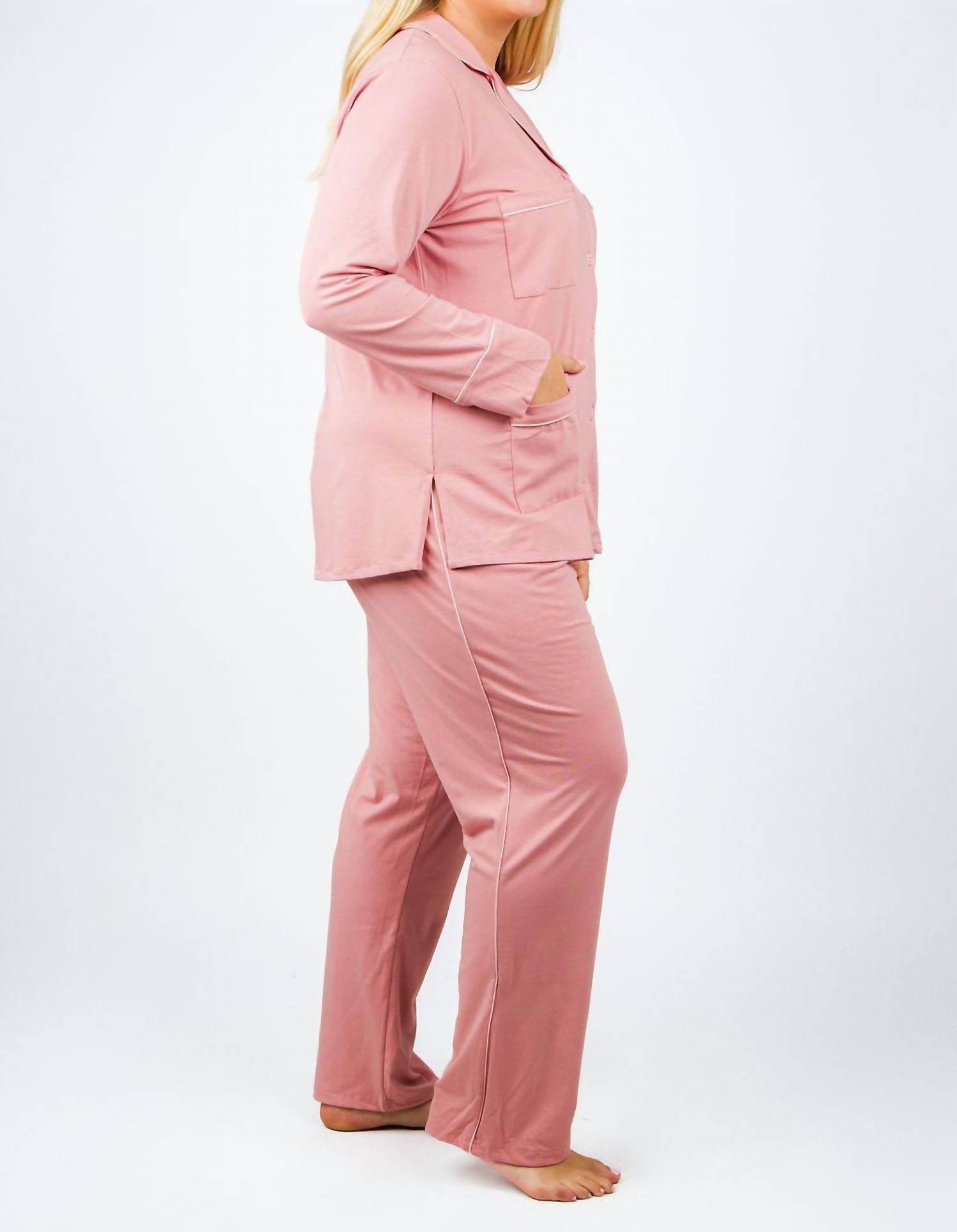 ISAYES - Four Pocket Cotton Pajamas - Plus - Rack Hunt -