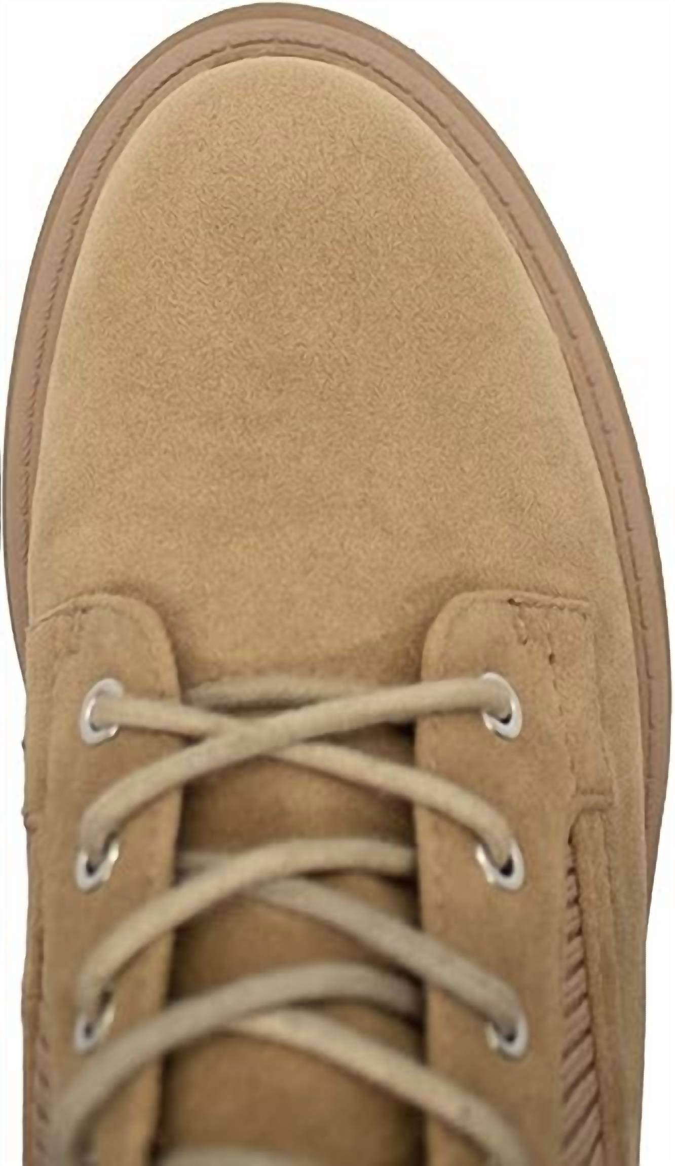 Cozzy Girl - Journey Suede Combat Boots - Rack Hunt