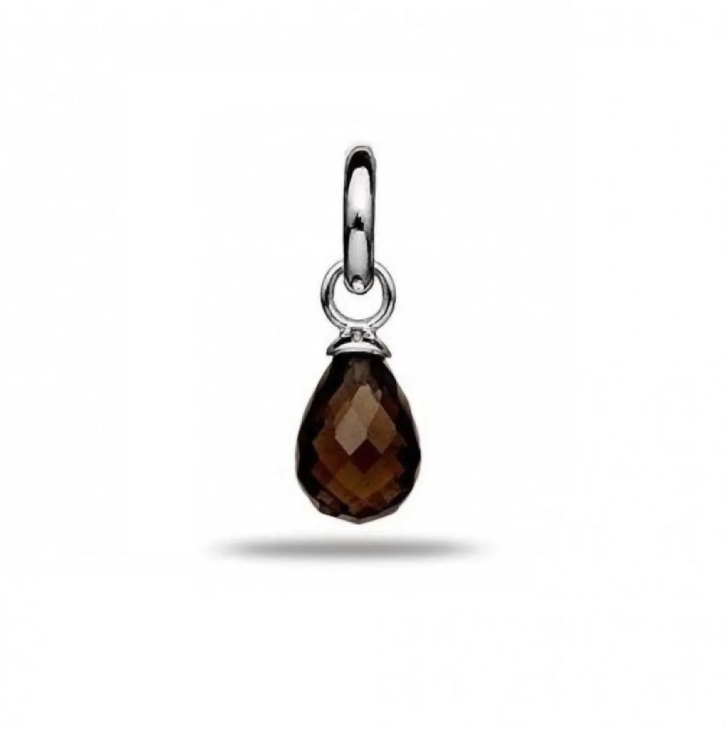 Story Jewellery - Women's Smoky Quartz Drop Charm - Rack Hunt