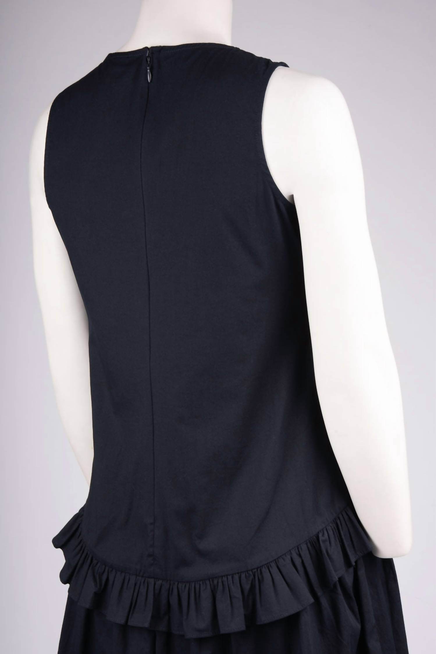 Clover and Sloane - Sleeveless Knee Length Ruffle Dress - Rack Hunt -