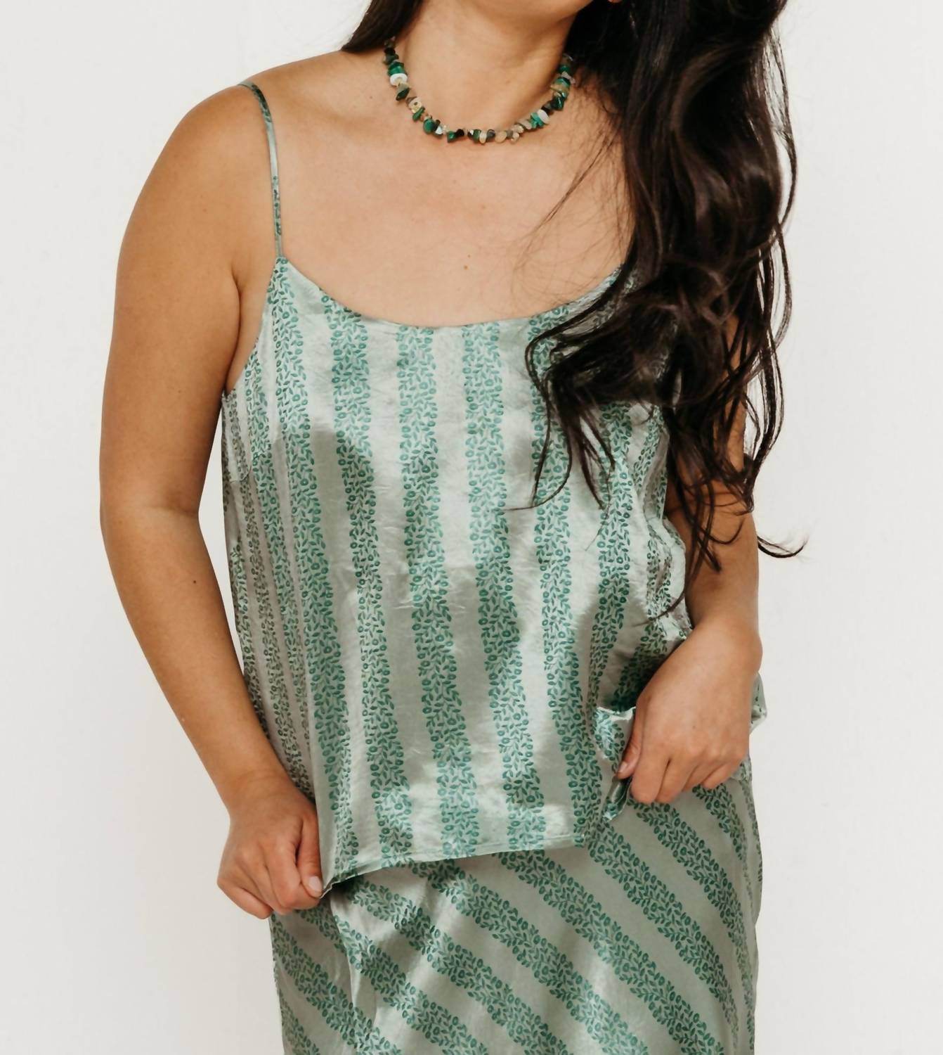 The Tiny Big Sister - Flowers Straps Top Washed - Rack Hunt