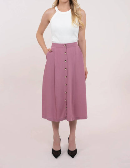 Butter-Soft Merino Wool Midi Skirt