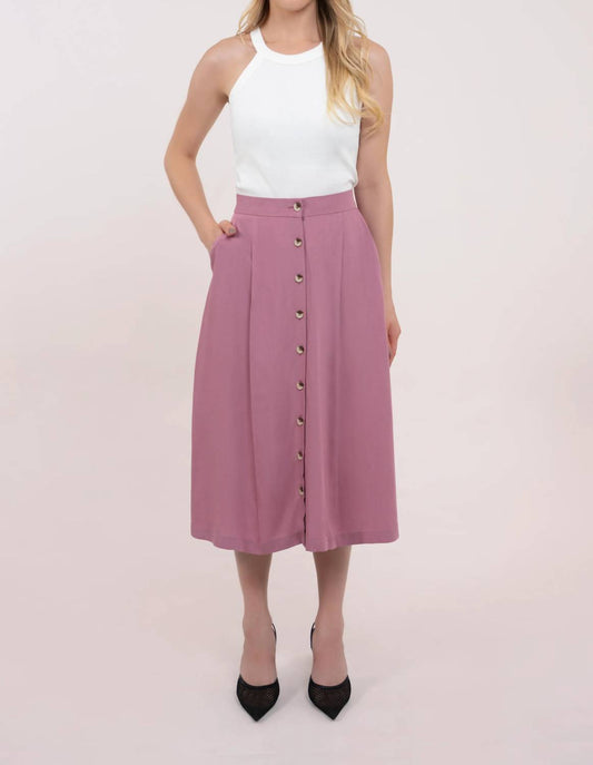 Butter-Soft Merino Wool Midi Skirt