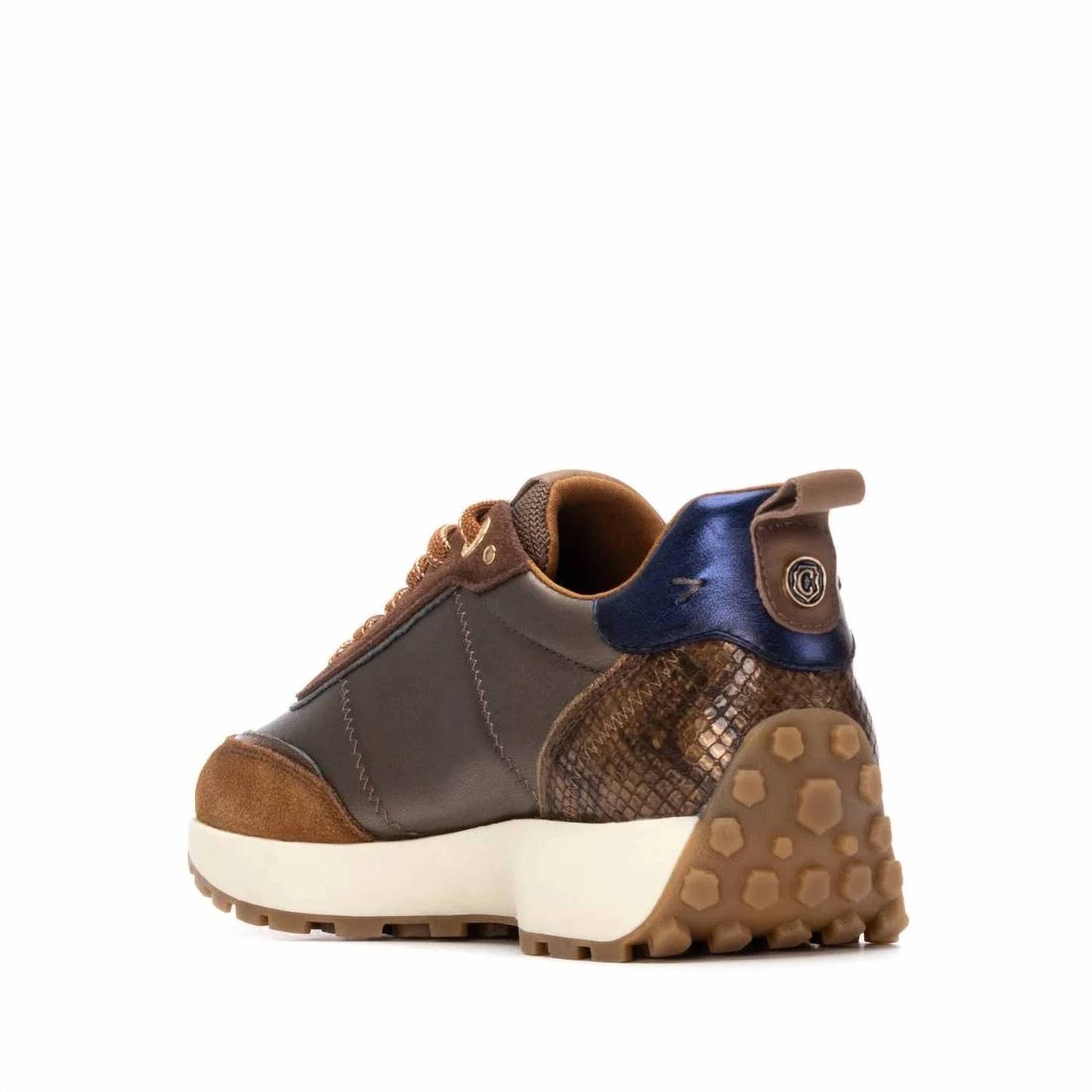 Women's Leather Lace-up Sneakers