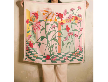 Double Sided Silk Scarf