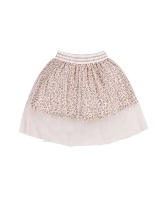 EMC - Girl's Glitter Tulle Chiffon Leopard Skirt - Rack Hunt