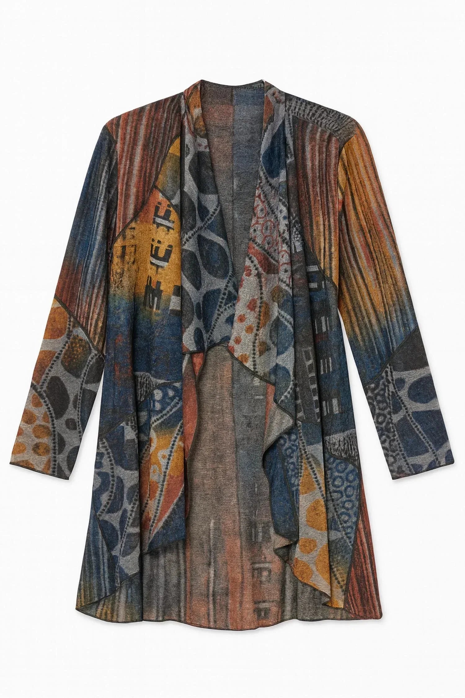 Kamana - Women's Cali Burnout Open Front Cardigan - Rack Hunt