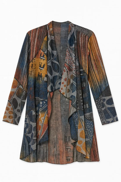 Kamana - Women's Cali Burnout Open Front Cardigan - Rack Hunt