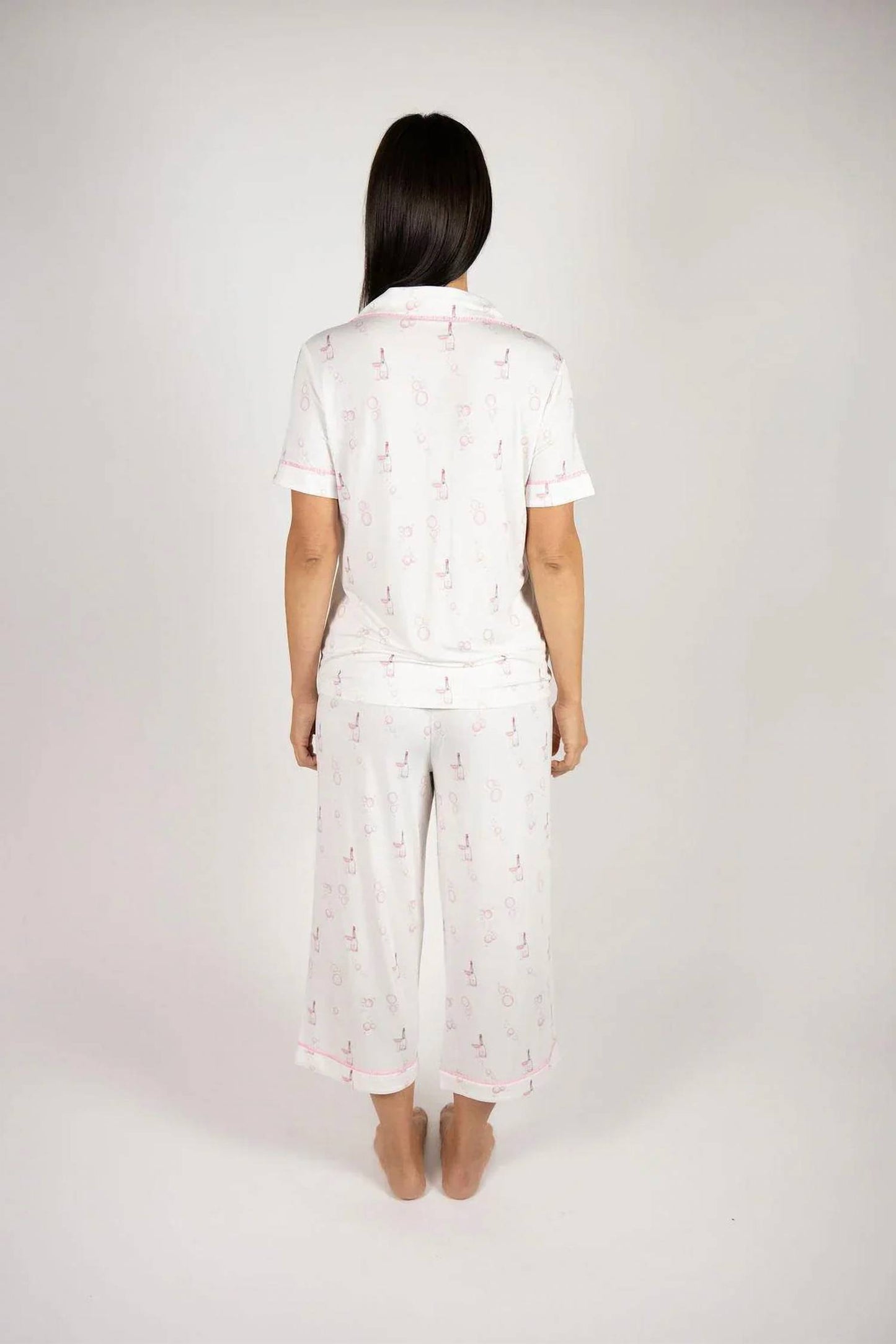 Jolene Cropped Pajama Set