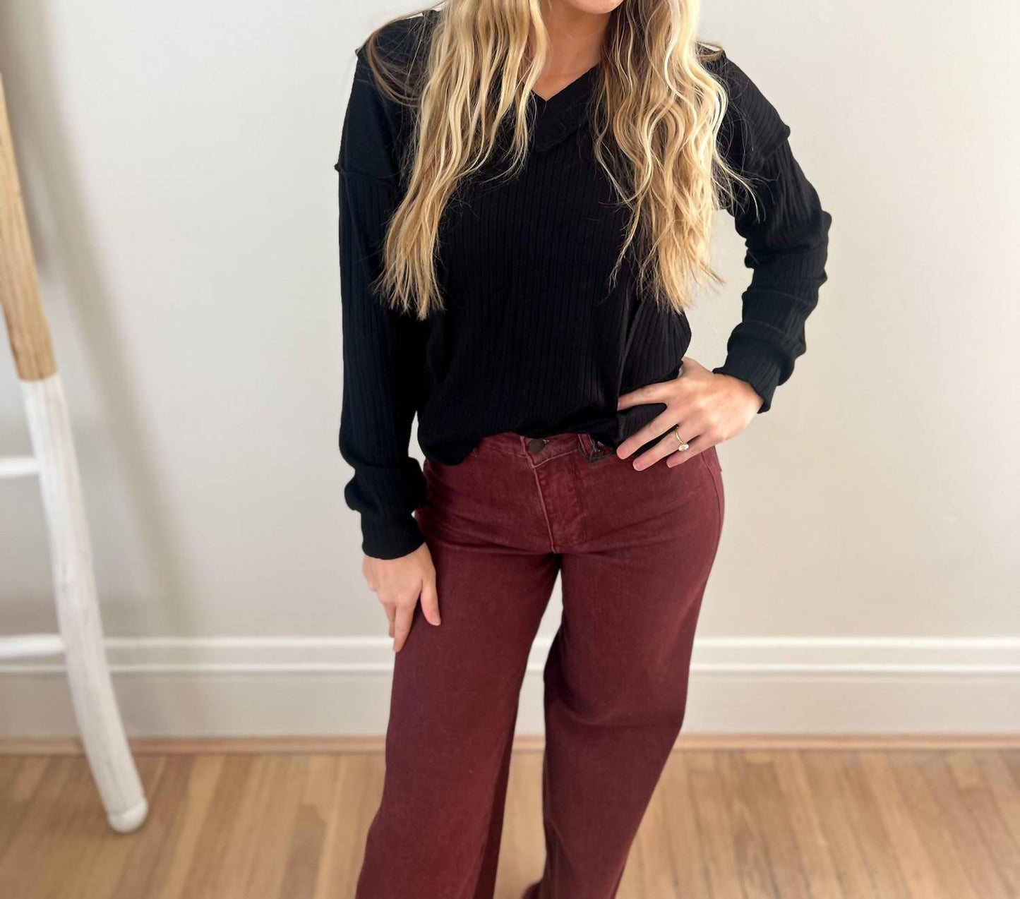 Mia V-neck Top