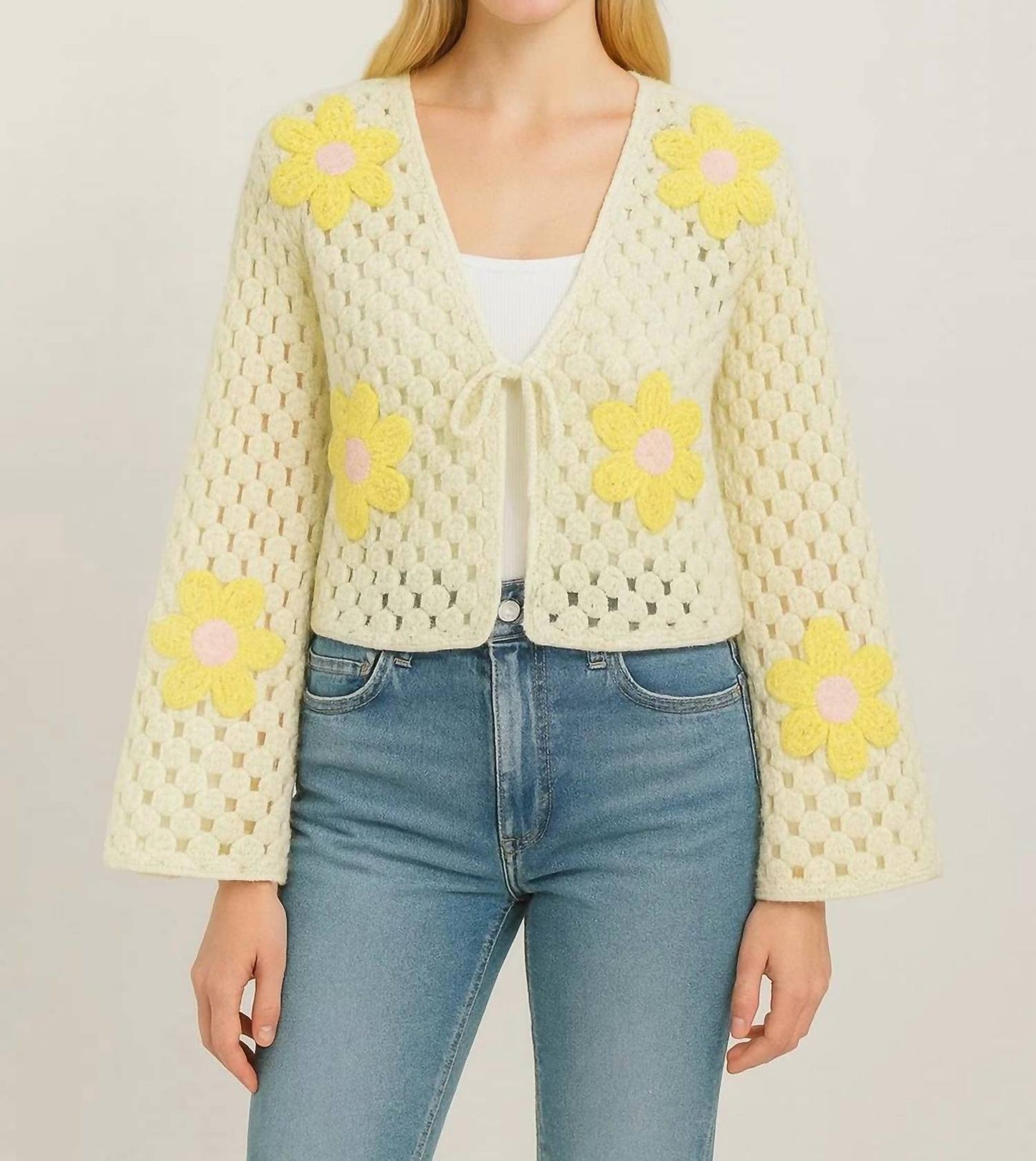 Daisy Crochet Cardigan