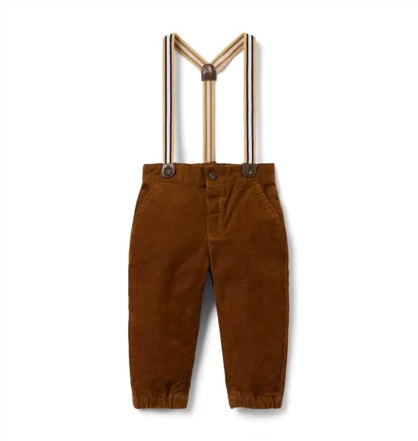 Kid's Suspender Corduroy Pant