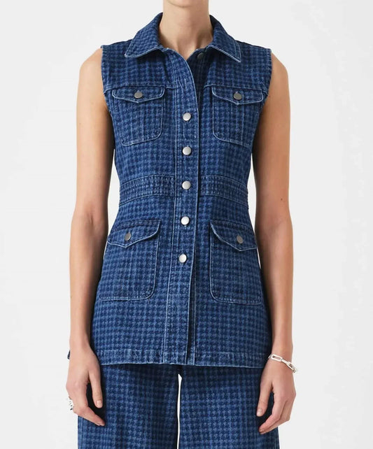 seventy + mochi - Ani Sleeveless Button Front Vest - Rack Hunt
