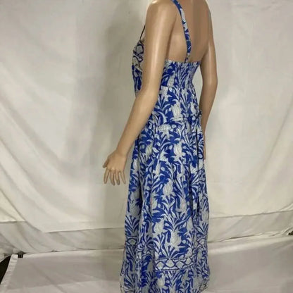 Azure and Indigo - Women's Lamu Tired Maxi Dress - Rack Hunt