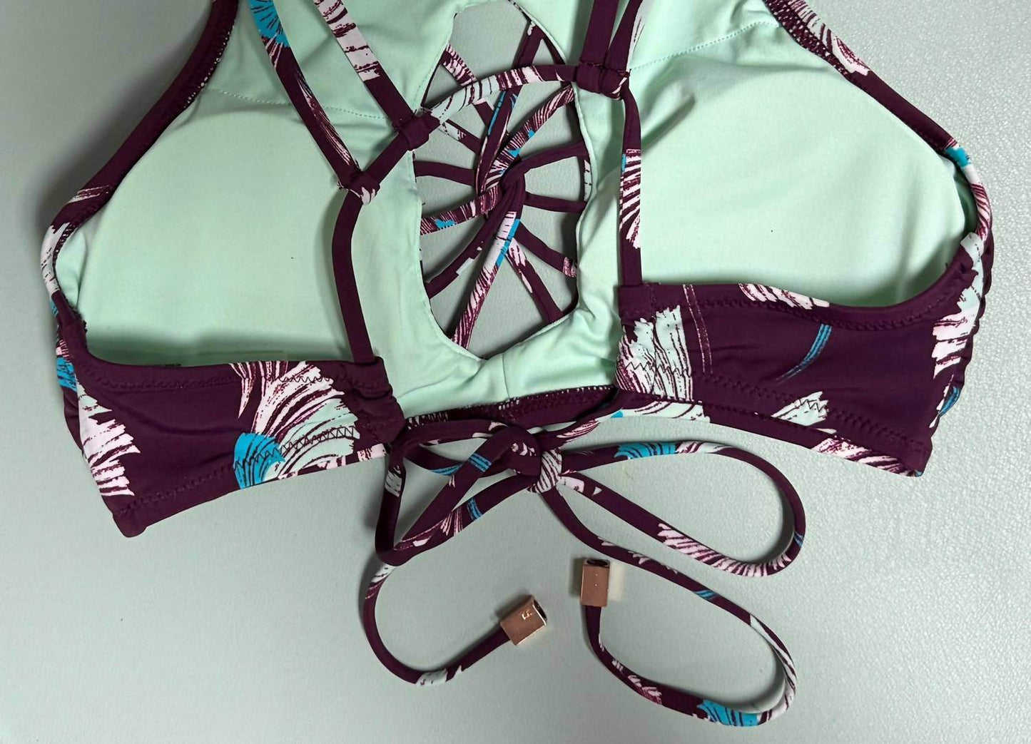 Radio Fiji - Domingo Calabria High Neck Bikini Top - Rack Hunt -