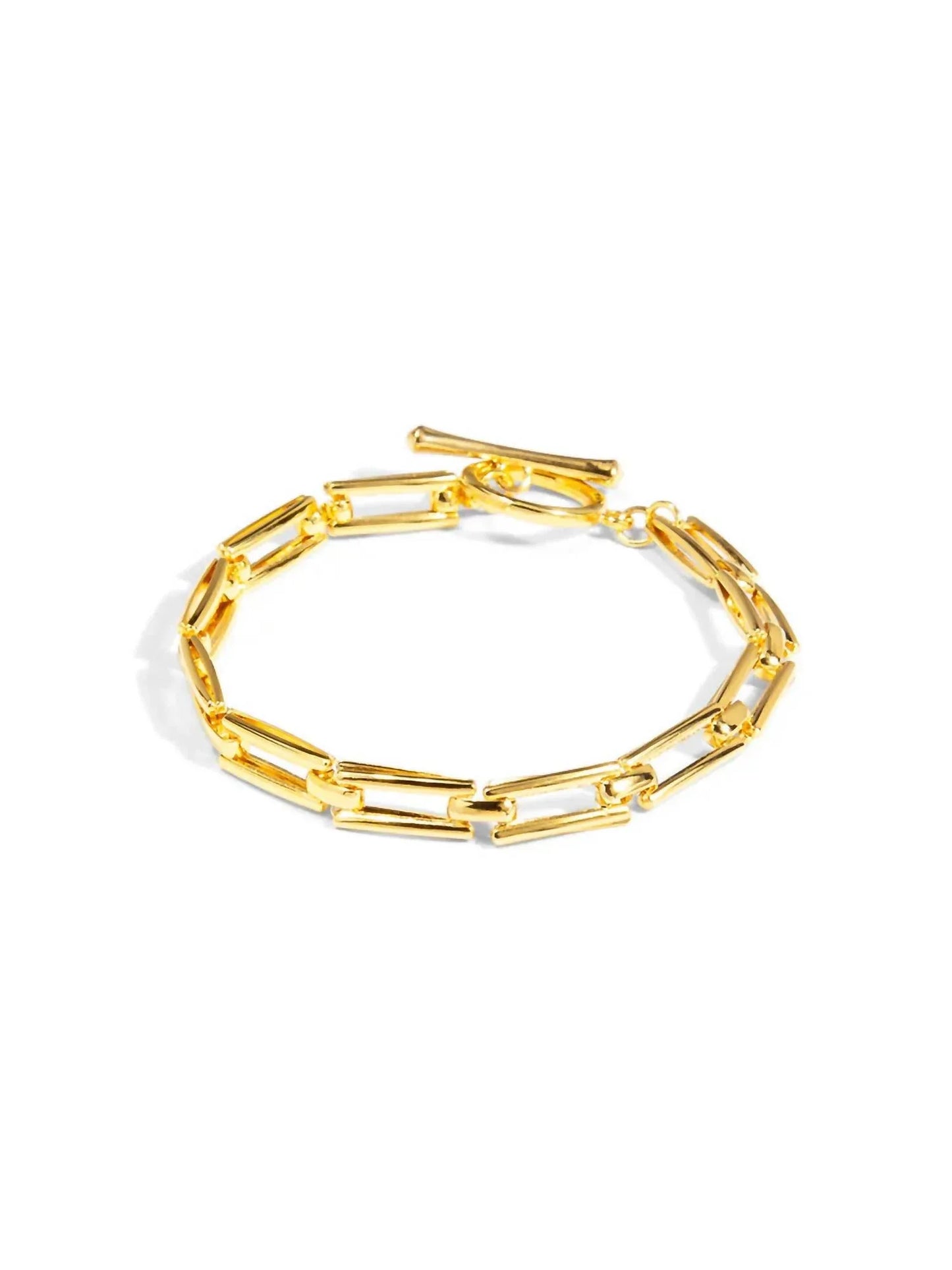 Rho - Women's Rectangle Chain Toggle Bracelet - Rack Hunt