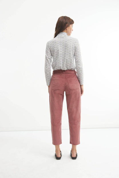 Corduroy Pants With Belt