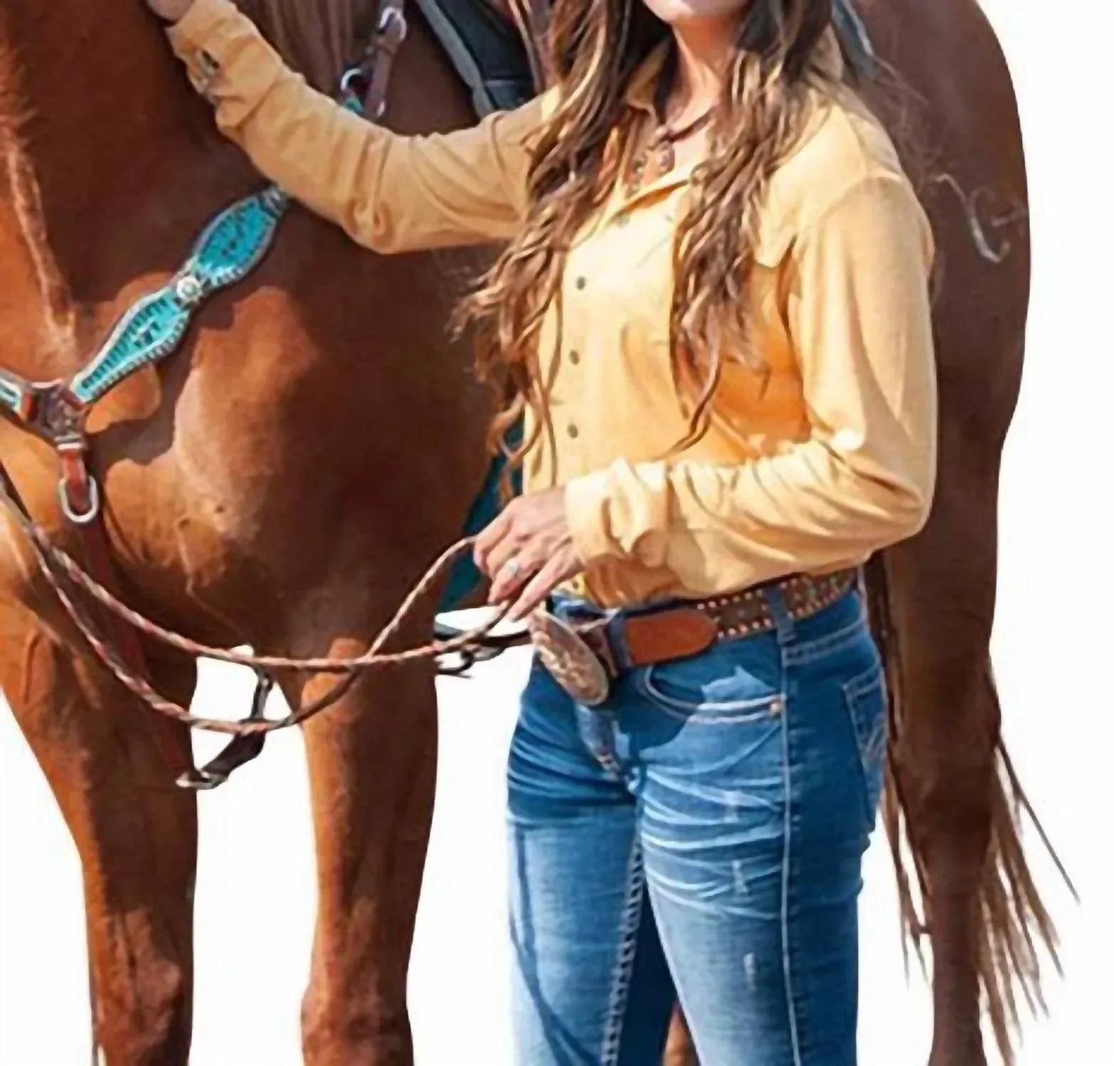 Cowgirl Tuff - Long Sleeve Pullover Shirt - Rack Hunt