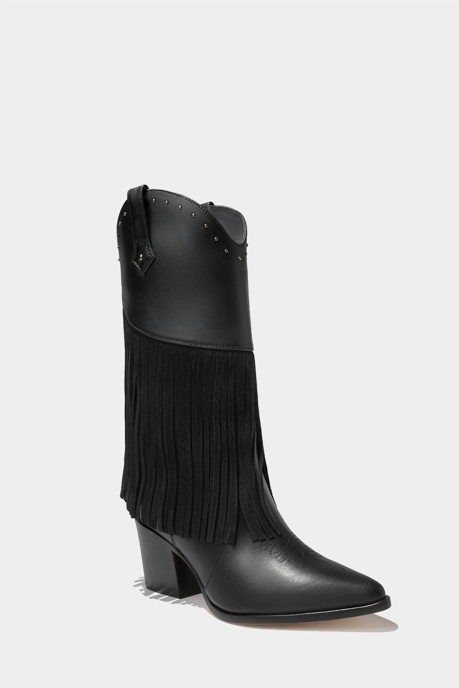 Dante Shoes - Women's Leather Fringe Boots - Rack Hunt