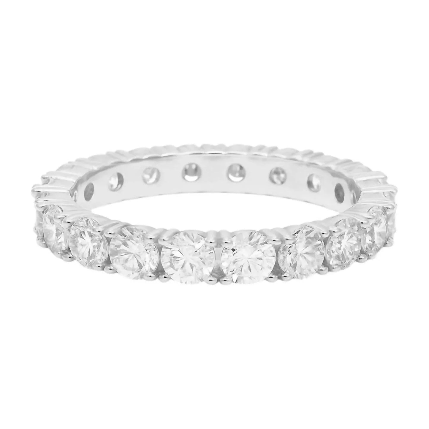 Allyanna Gifts - Women's Moissanite Eternity Band Ring - Rack Hunt