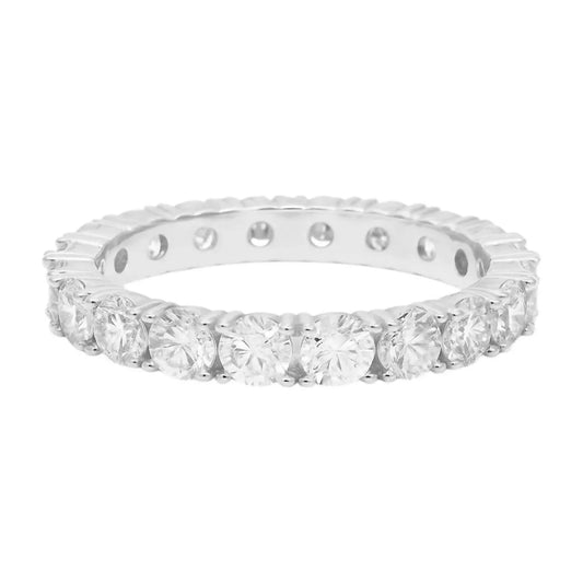 Allyanna Gifts - Women's Moissanite Eternity Band Ring - Rack Hunt