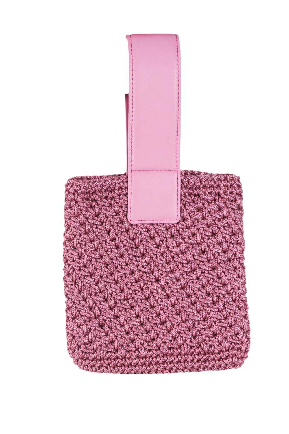 Binge Knitting - Women's Amaya Mini Square Tote Bag - Rack Hunt -