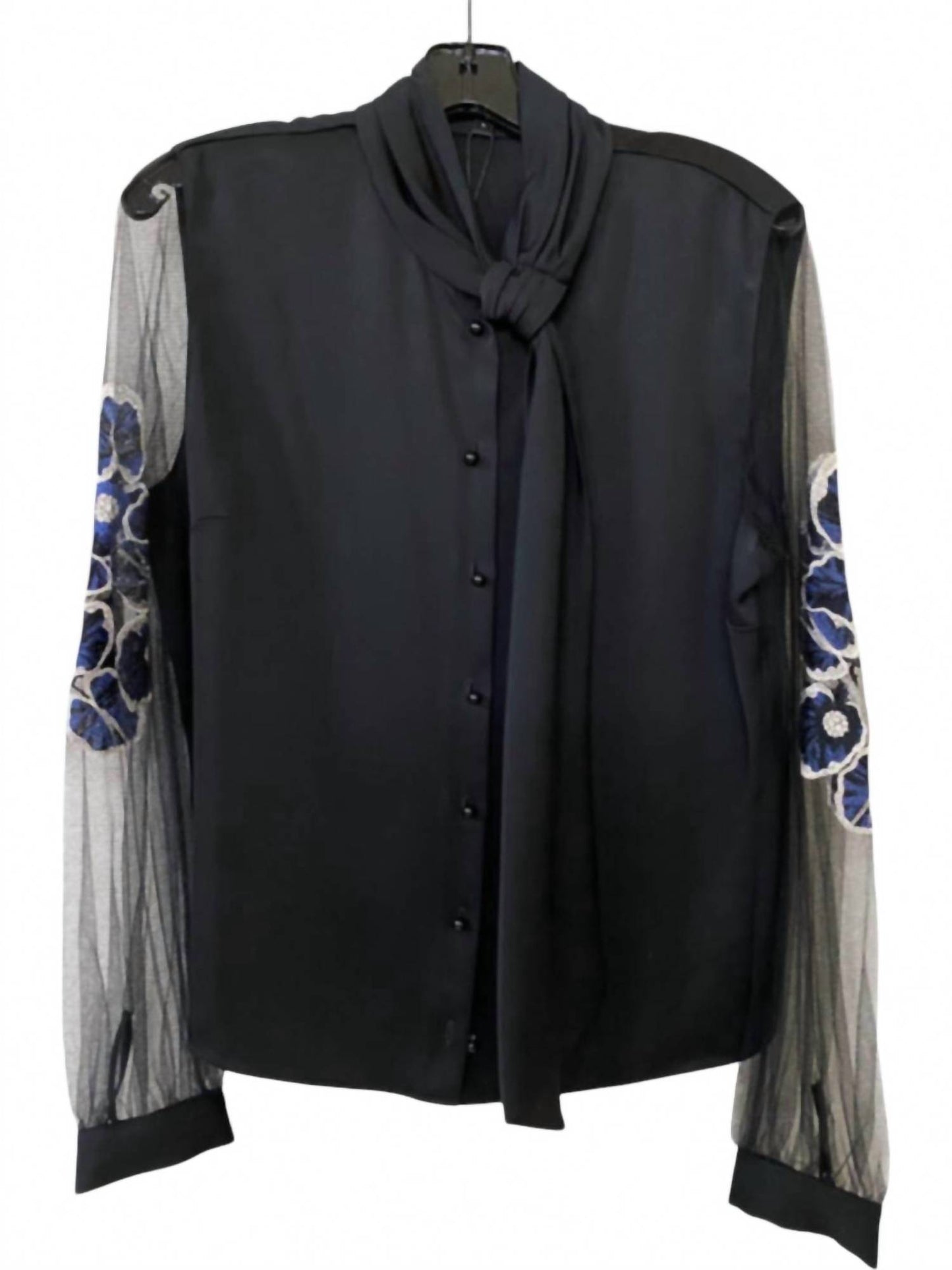 Women's Lurex Fiore Tulle Shirt