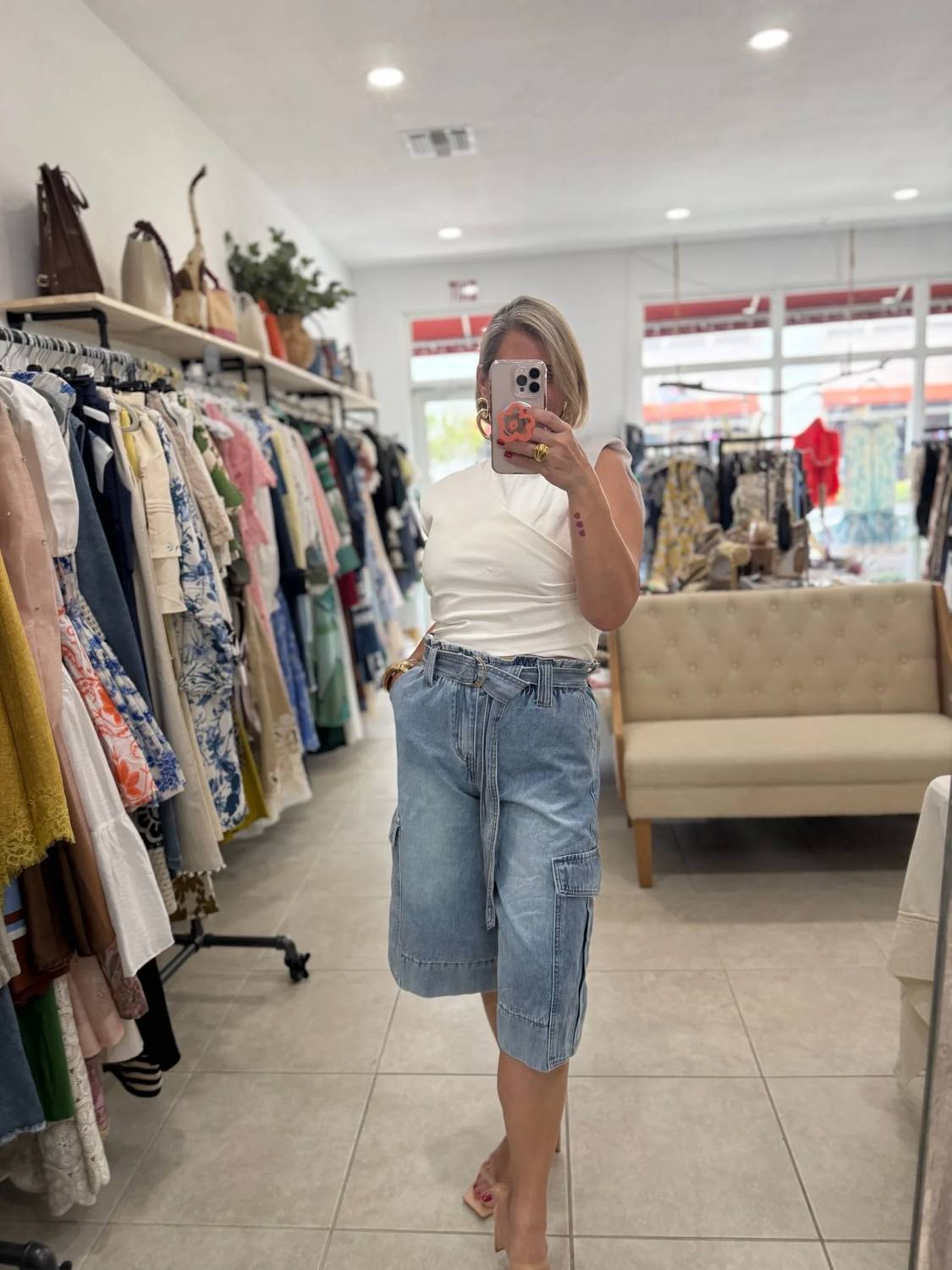 Sarta High Waist Shorts
