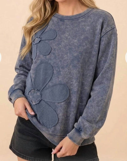 Soft Knit Pullover Sweatshirt