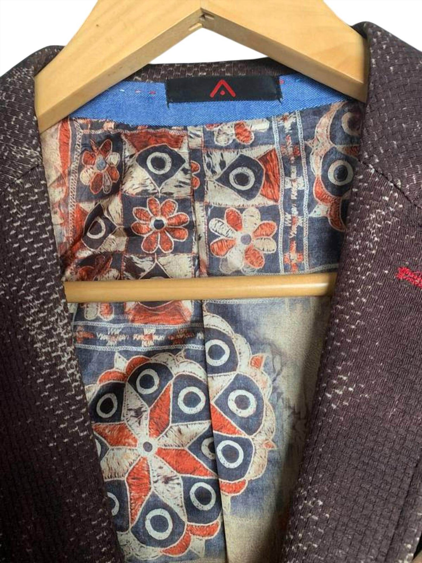 Carlos Amorin - Women Wool & Leather Blazer - Rack Hunt -