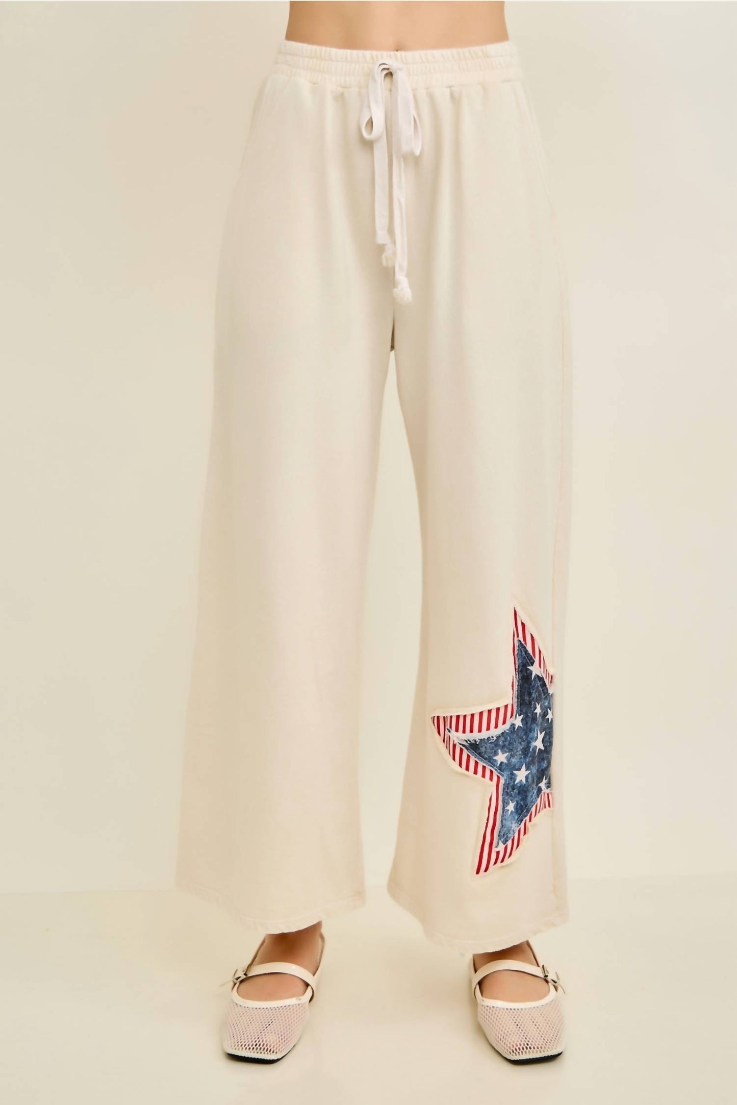 Women's Americana Double Stars Patched Pant