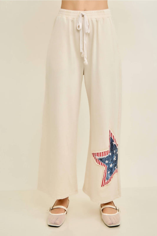 Women's Americana Double Stars Patched Pant