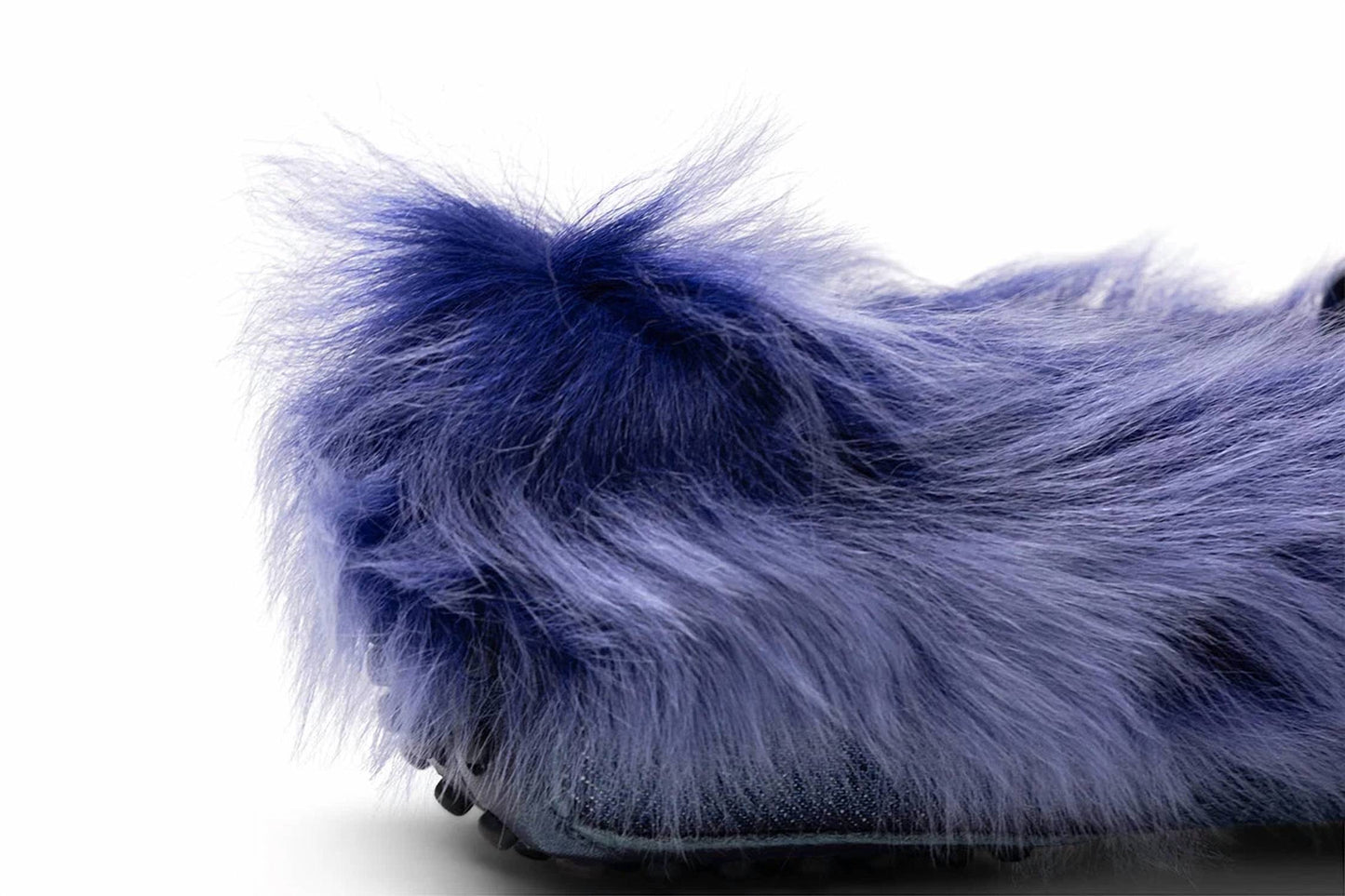 Women's Gommini Maxi Fur-lined Denim Loafers