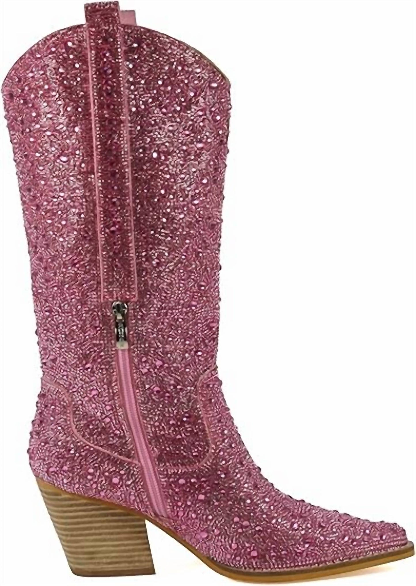 Women's Alice Rhinestone Mid Calf Boots